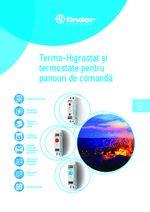 Finder Seria 7T – Termostate si higrostate industriale - prezentare detaliata