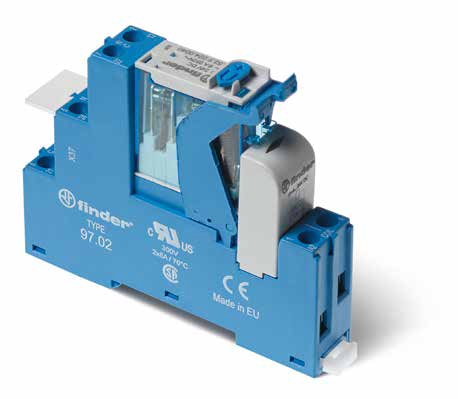Finder Seria 4C.02 - Interfete modulare cu relee 8 A