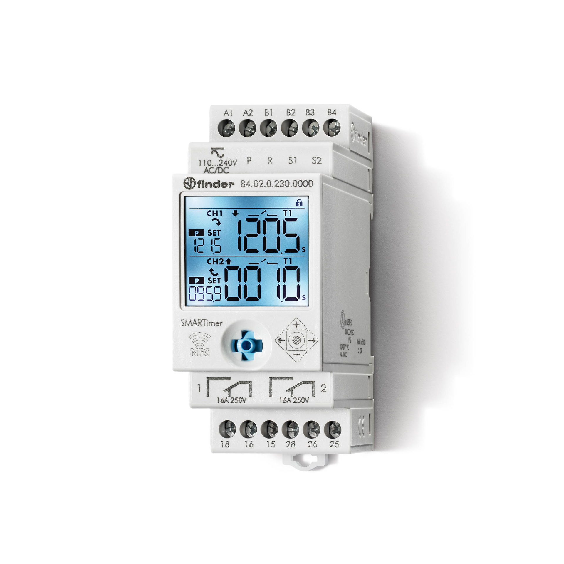 Finder Seria 84  – SMARTimer, temporizator digital 16 A