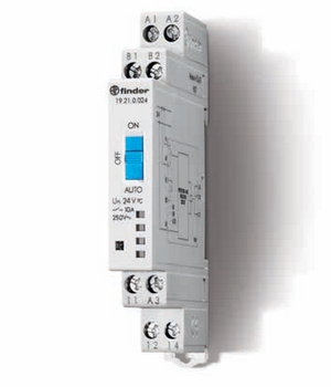 Seria 19 - Releu modular Auto-Off-On 10 A