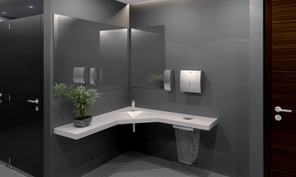 Linia de produse sanitare pentru spatii publice Franke	