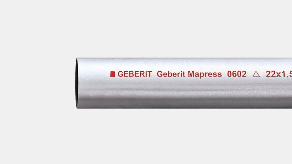 Conducta Geberit Mapress Otel-Carbon galvanizata la exterior