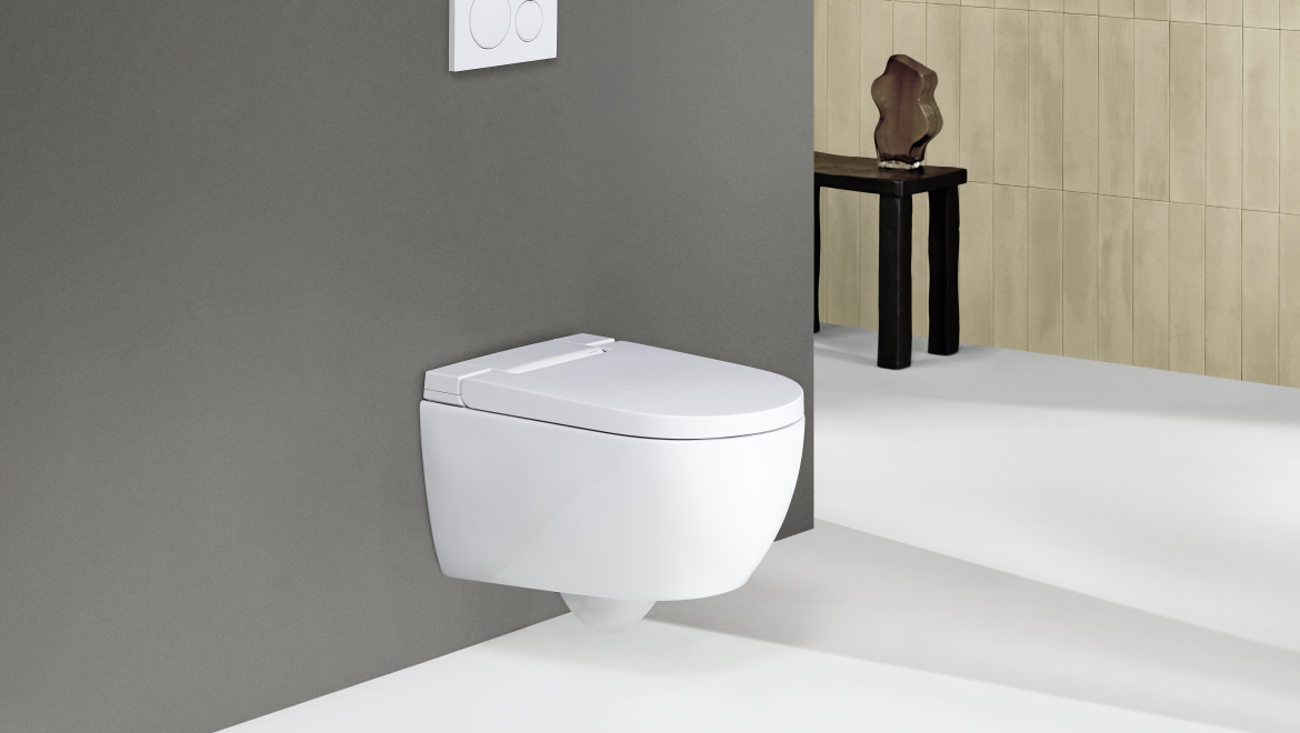 Vas WC cu functie de bideu Geberit AquaClean Alba