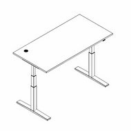 Birou Greenforest SitStand KD160 (160x80x65-129H cm)