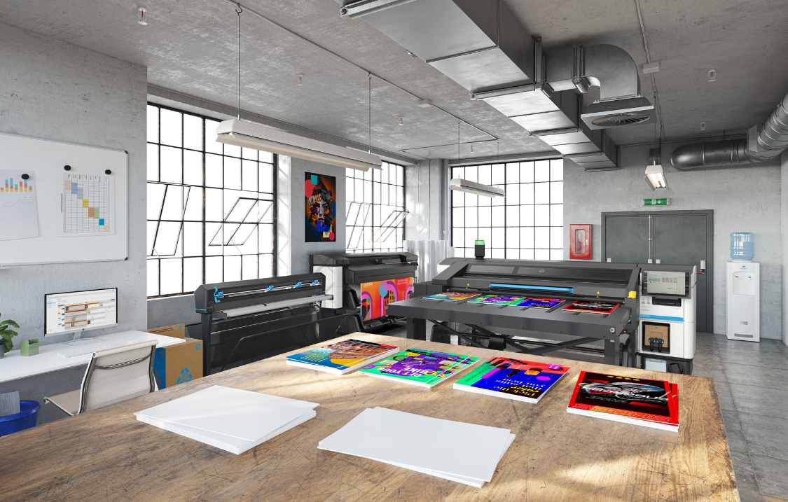 Imprimanta all-in-one compacta HP Latex R530