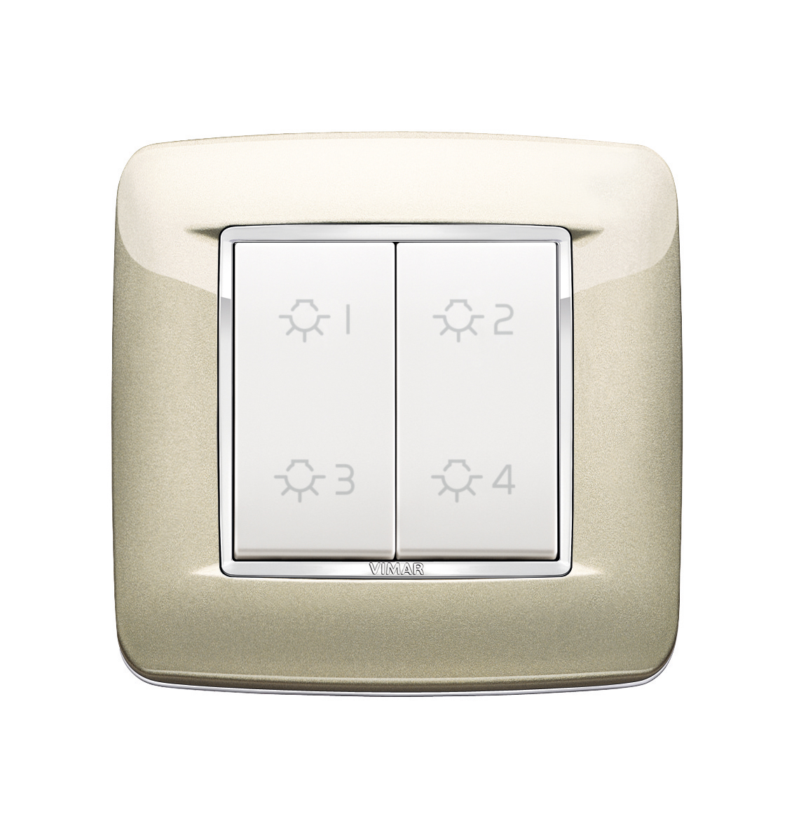 Aparataj electric Vimar Eikon Chrome