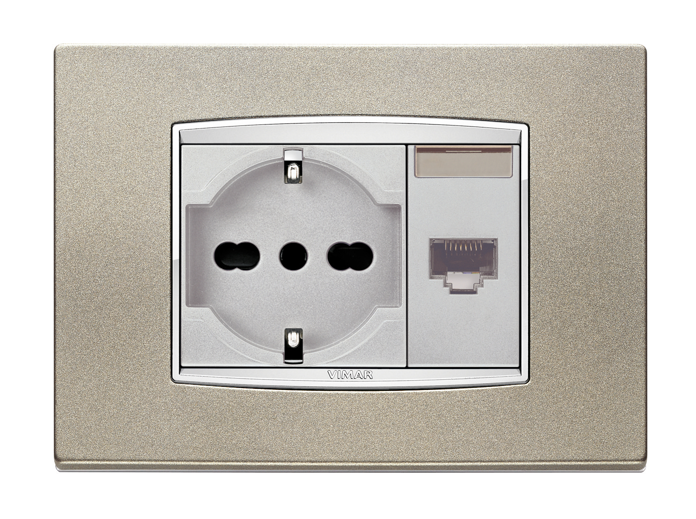 Aparataj electric Vimar Eikon Chrome