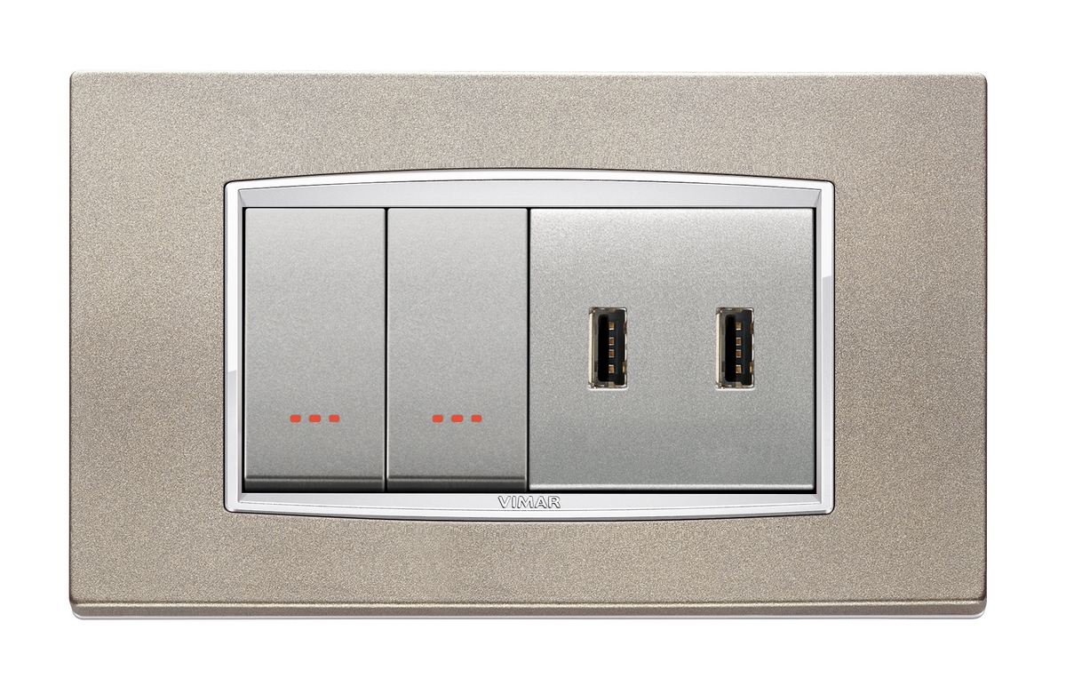 Aparataj electric Vimar Eikon Chrome