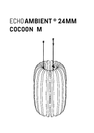Corpuri de iluminat cu absortie acustica EchoJazz - Gama EchoAmbient® COCOON