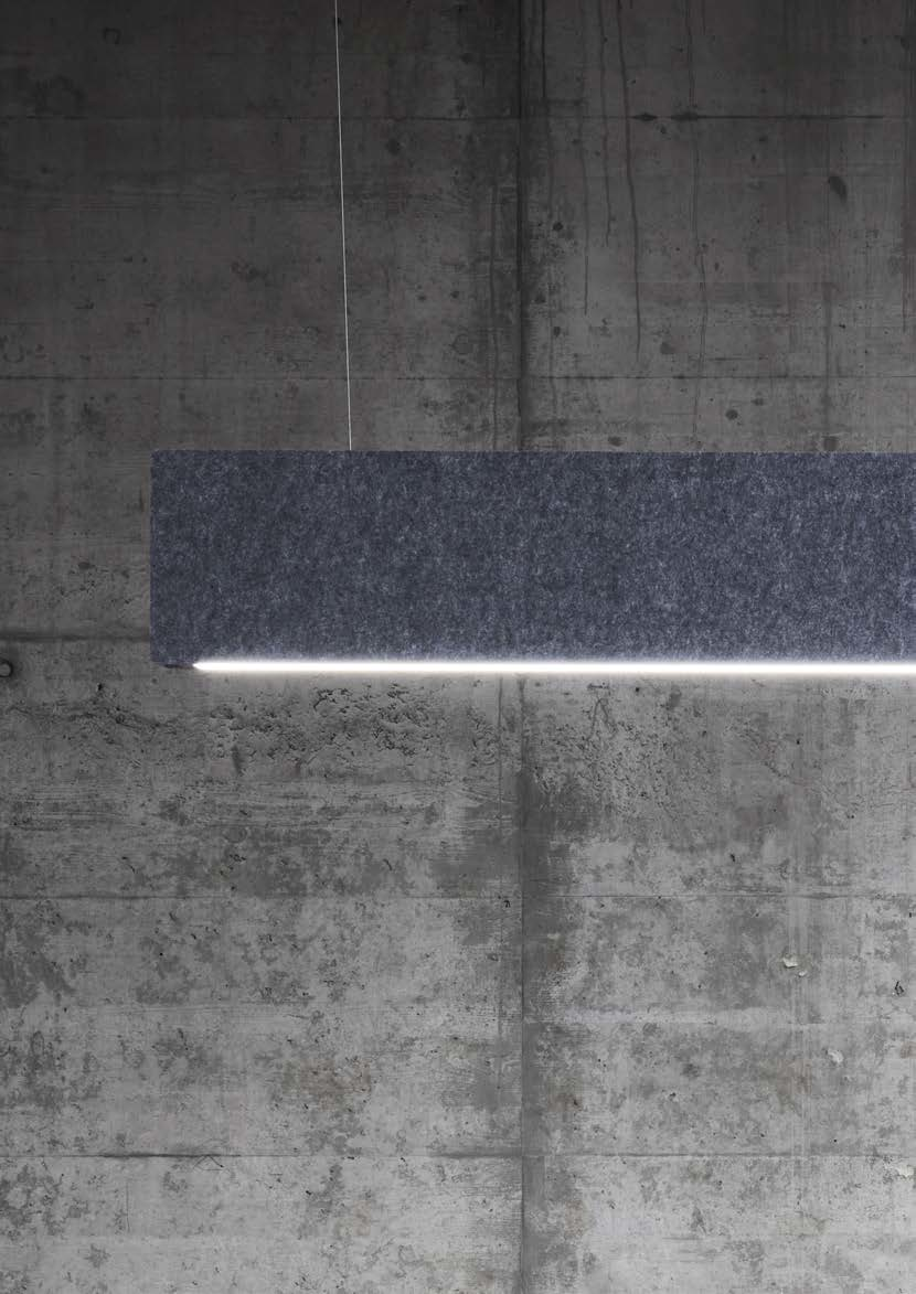 Corpuri de iluminat cu absortie acustica EchoJazz - EchoBoard® BAFFLE