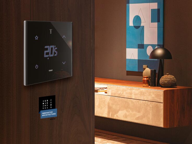 Termostat de automatizare a locuintei Vimar Eikon Tactil
