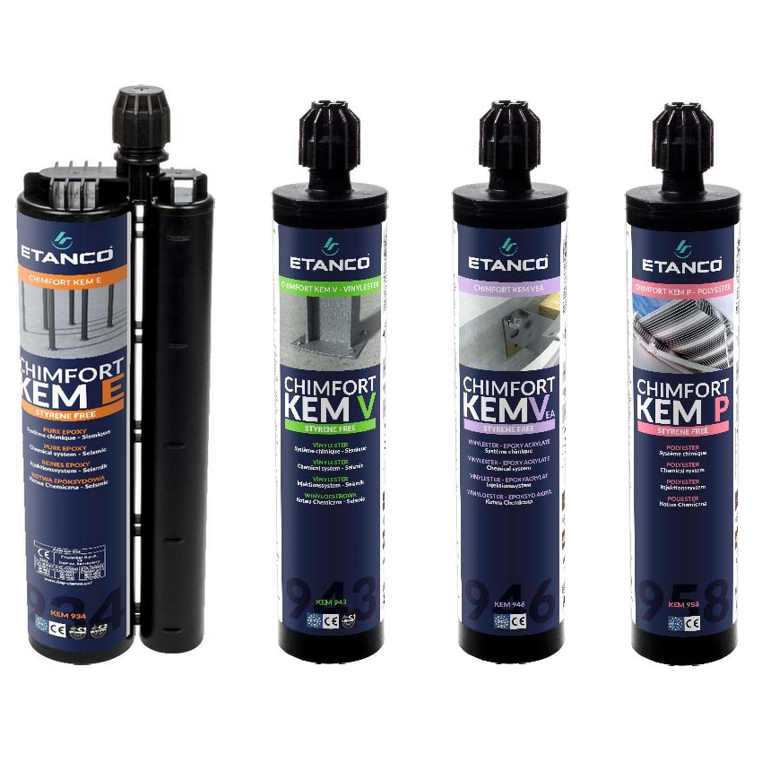 Ancore chimice Etanco Chimfort KEM
