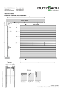 Usi sectionale Butzbach Sectiolite Sprint - fisa tehnica