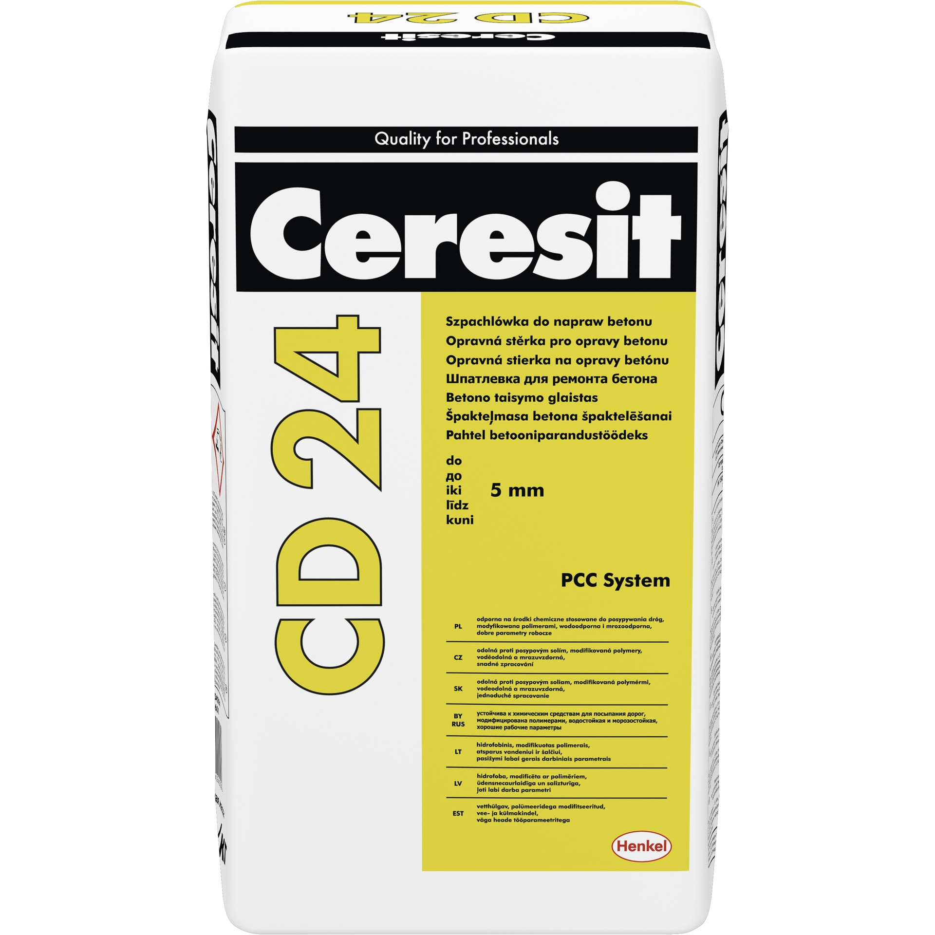 Ceresit CD 24 - Material de reparatii a betonului pentru umplerea golurilor de pana la 5 mm