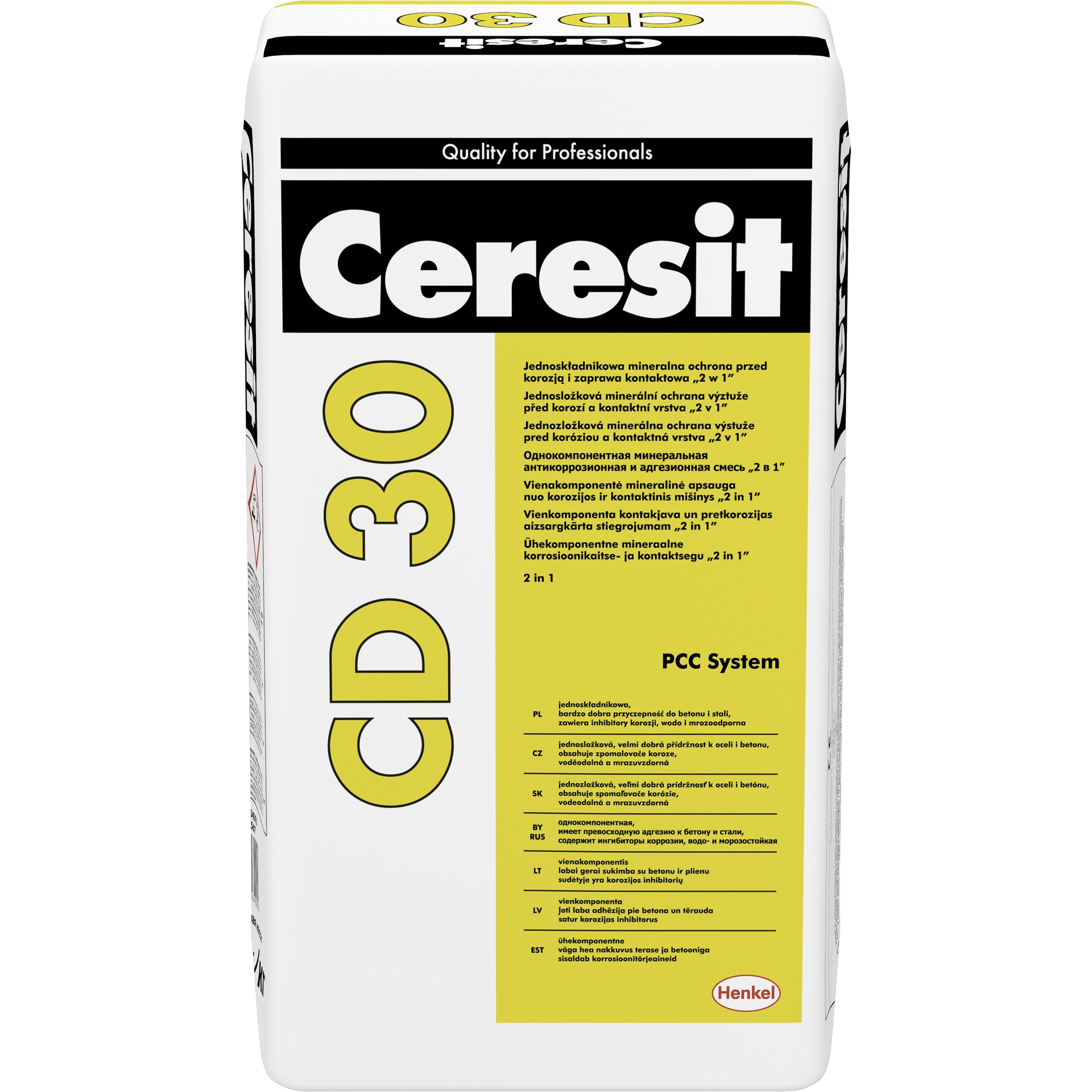 Ceresit CD 30 - Protectie anticoroziva minerala, monocomponenta si mortar de contact "2 in 1"