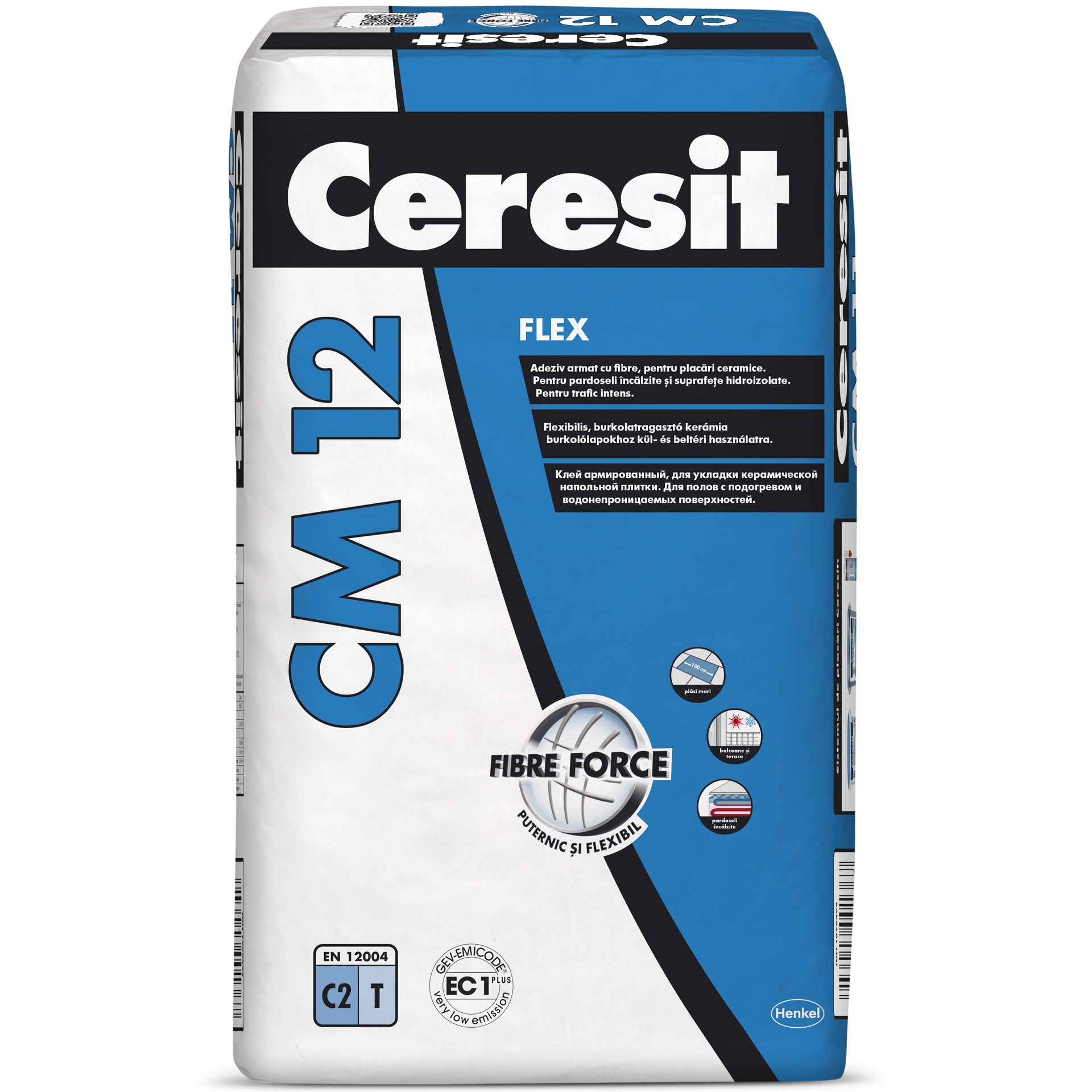 Ceresit CM 12 - Adeziv flexibil cu consistenta plastic fluida pentru placari ceramice