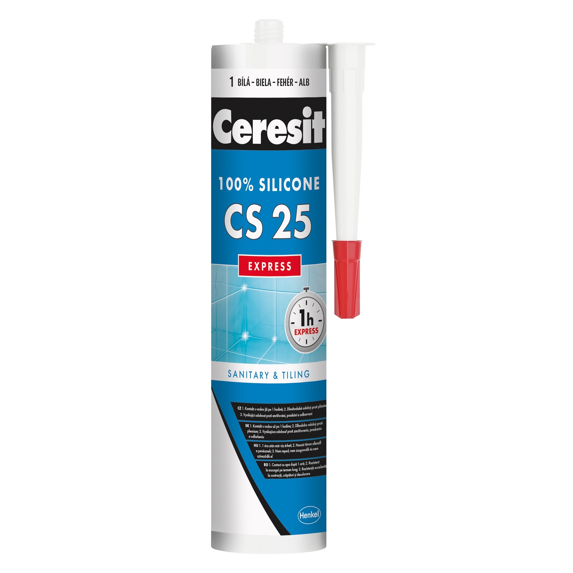 Ceresit CS 25 Express - Silicon sanitar rapid