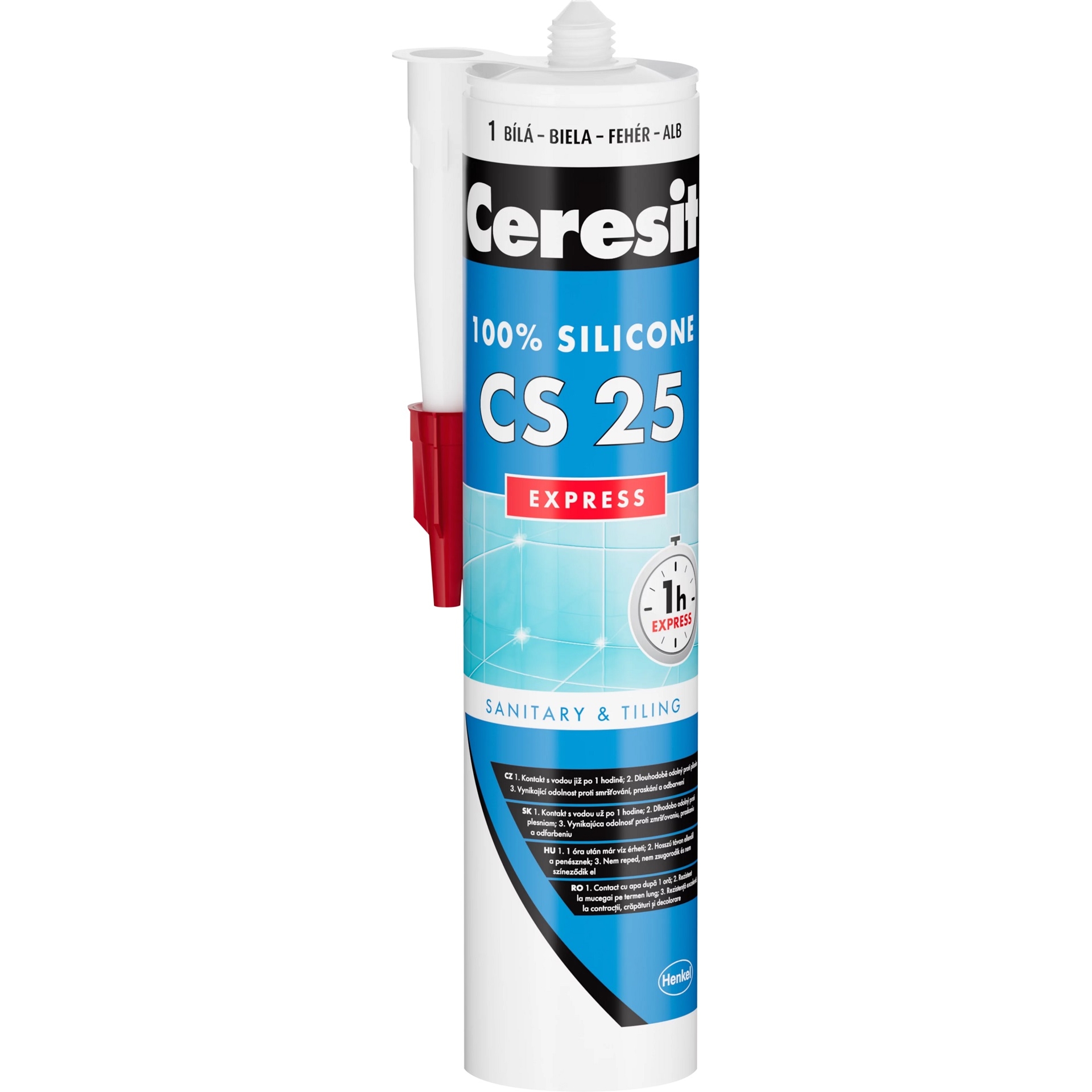 Ceresit CS 25 Express - Silicon sanitar rapid