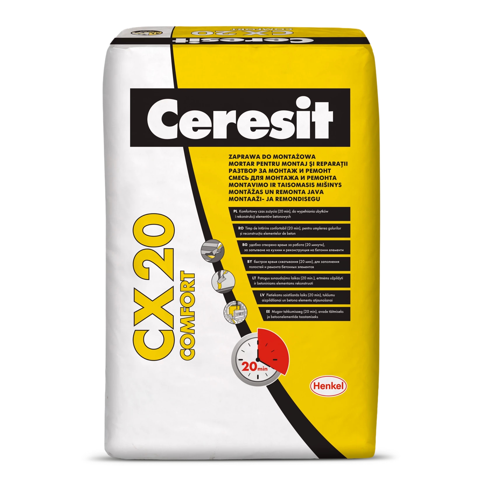 Ceresit CX 20 Comfort - Mortar de asamblare si reparare