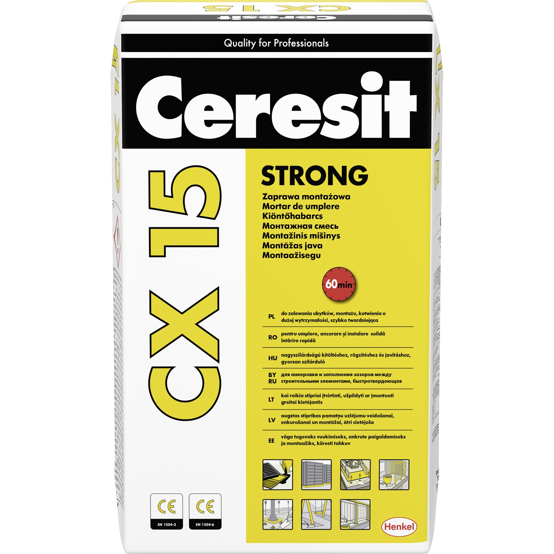 Ceresit CX 15 - Mortar de umplere si subturnare