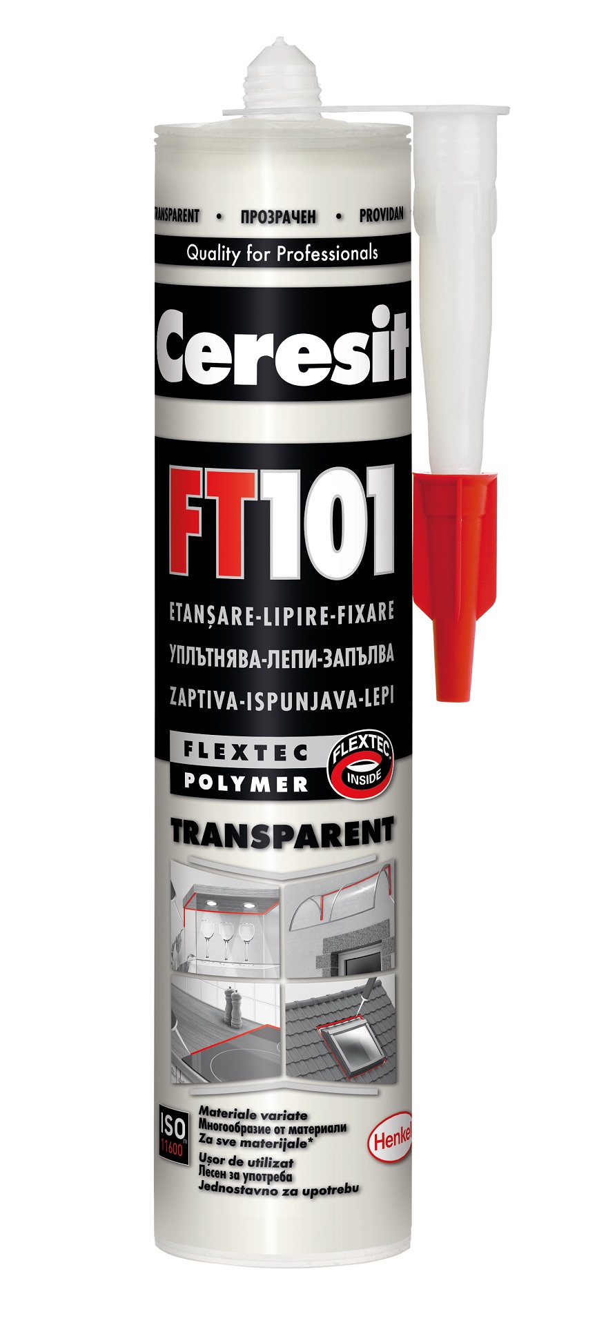 Ceresit FT 101 Transparent - Etansant si adeziv pe baza de polimeri