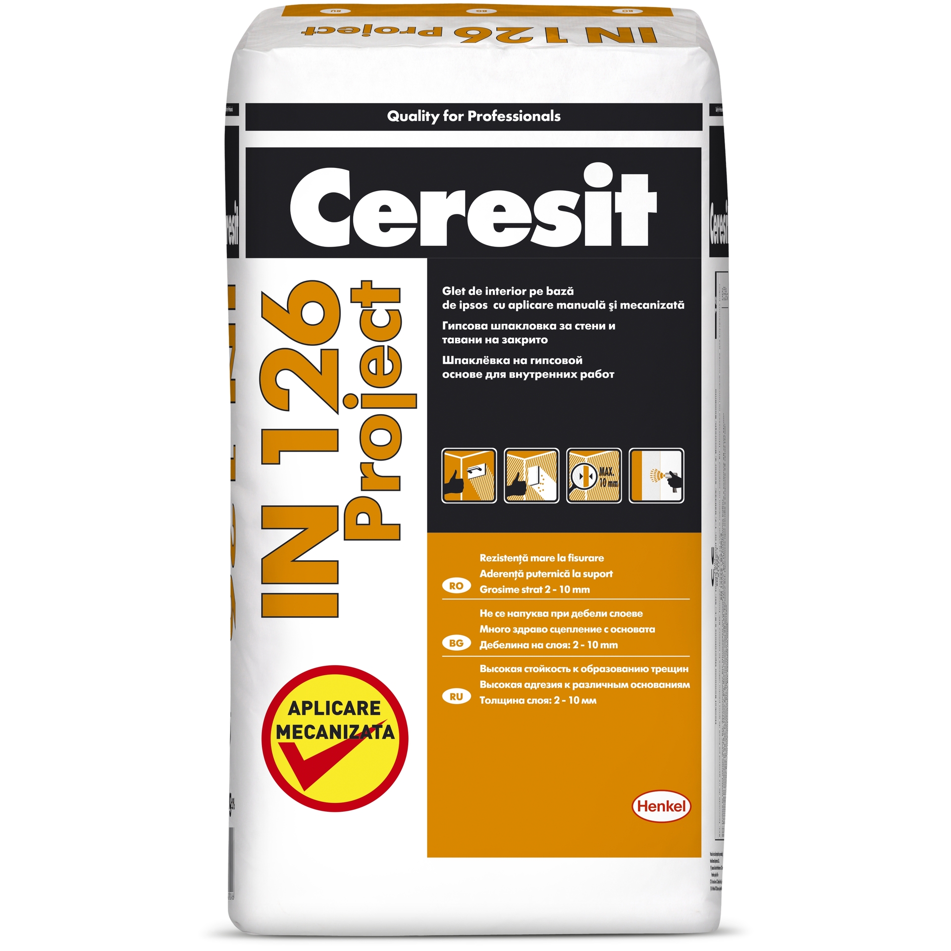 Ceresit IN 126 Project - Glet pentru interior