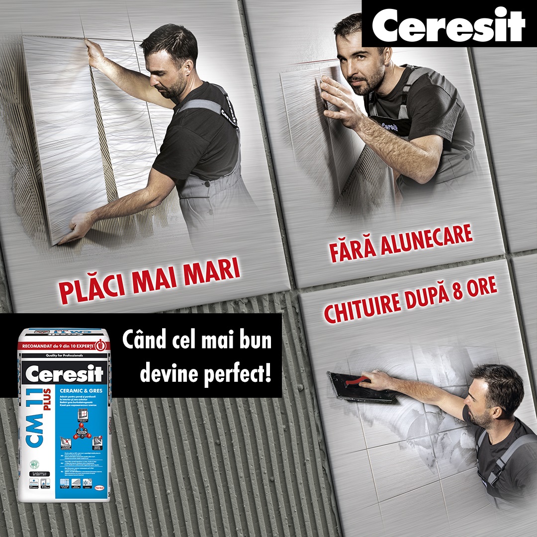 Ceresit CM 11 PLUS - Adeziv pentru placi gresie si faianta