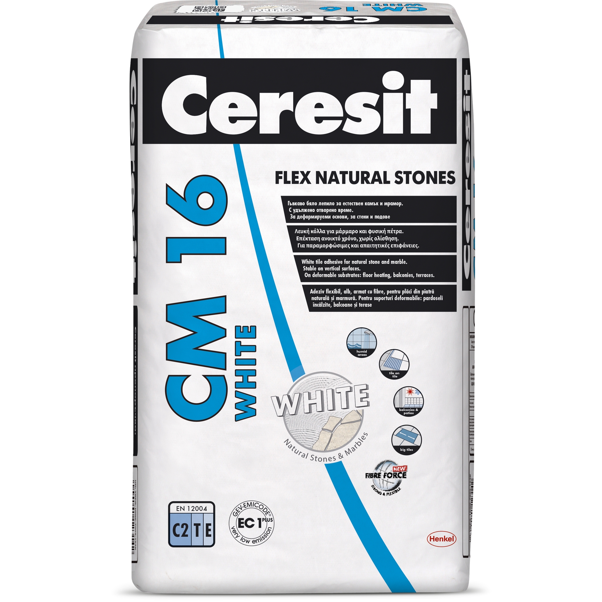 Ceresit CM 16 Alb - Adeziv flexibil pentru placari din piatra naturala si marmura