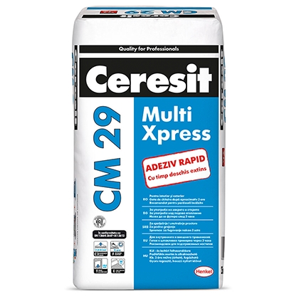 CM 29 - Adeziv flexibil rapid pentru placari ceramice si din piatra naturala