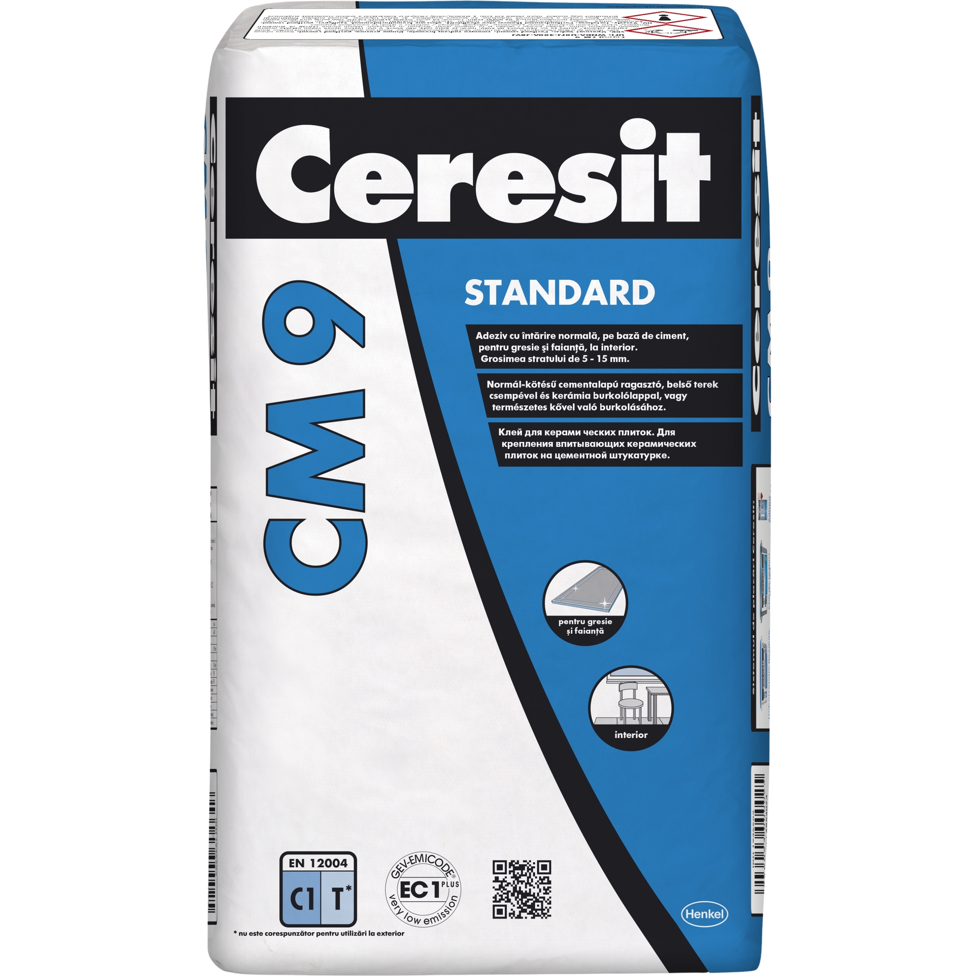 Ceresit CM 9 - Adeziv pentru montare faianta si gresie