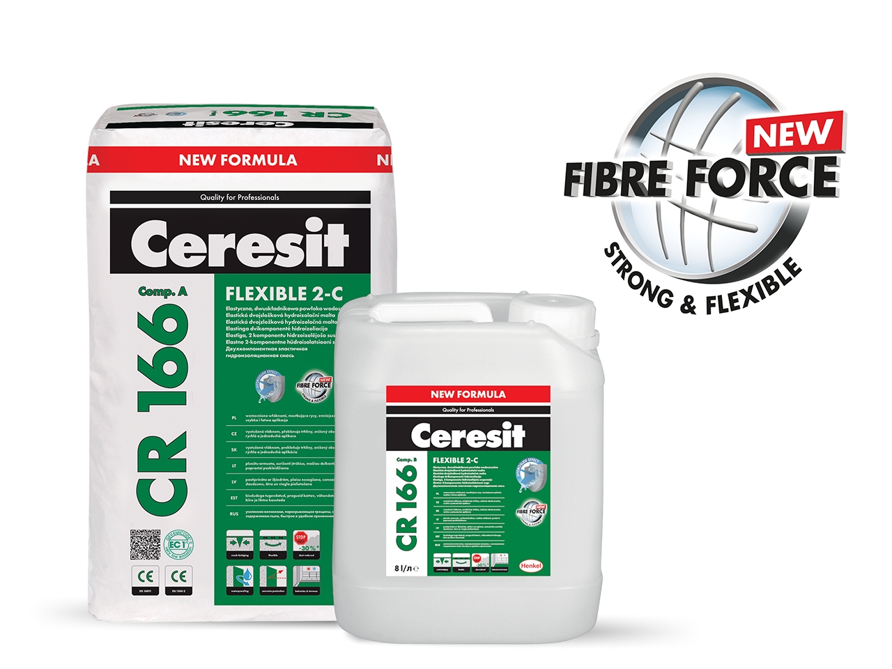 Ceresit CR 166 - Hidroizolatie flexibila, bicomponenta pe baza de ciment