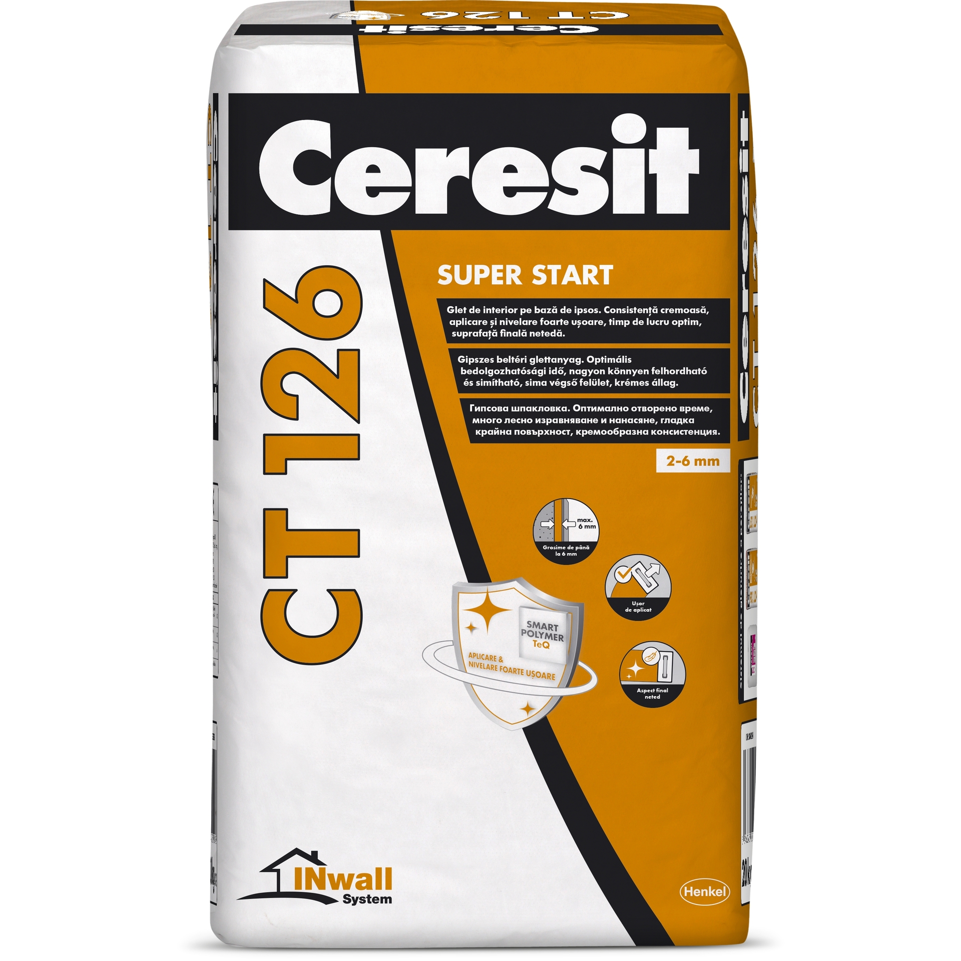 Ceresit CT 126 - Glet pentru interior pe baza de ipsos