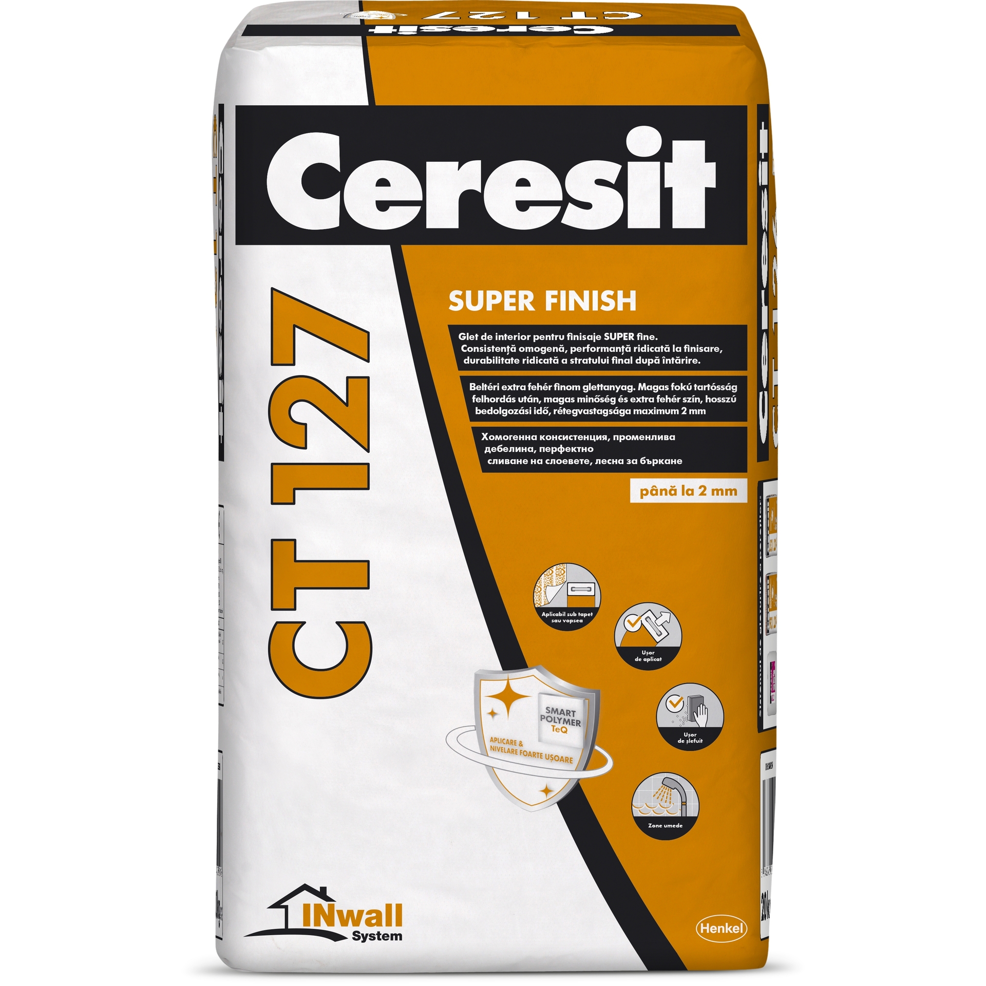 Ceresit CT 127 - Glet pentru finisaje fine la interior
