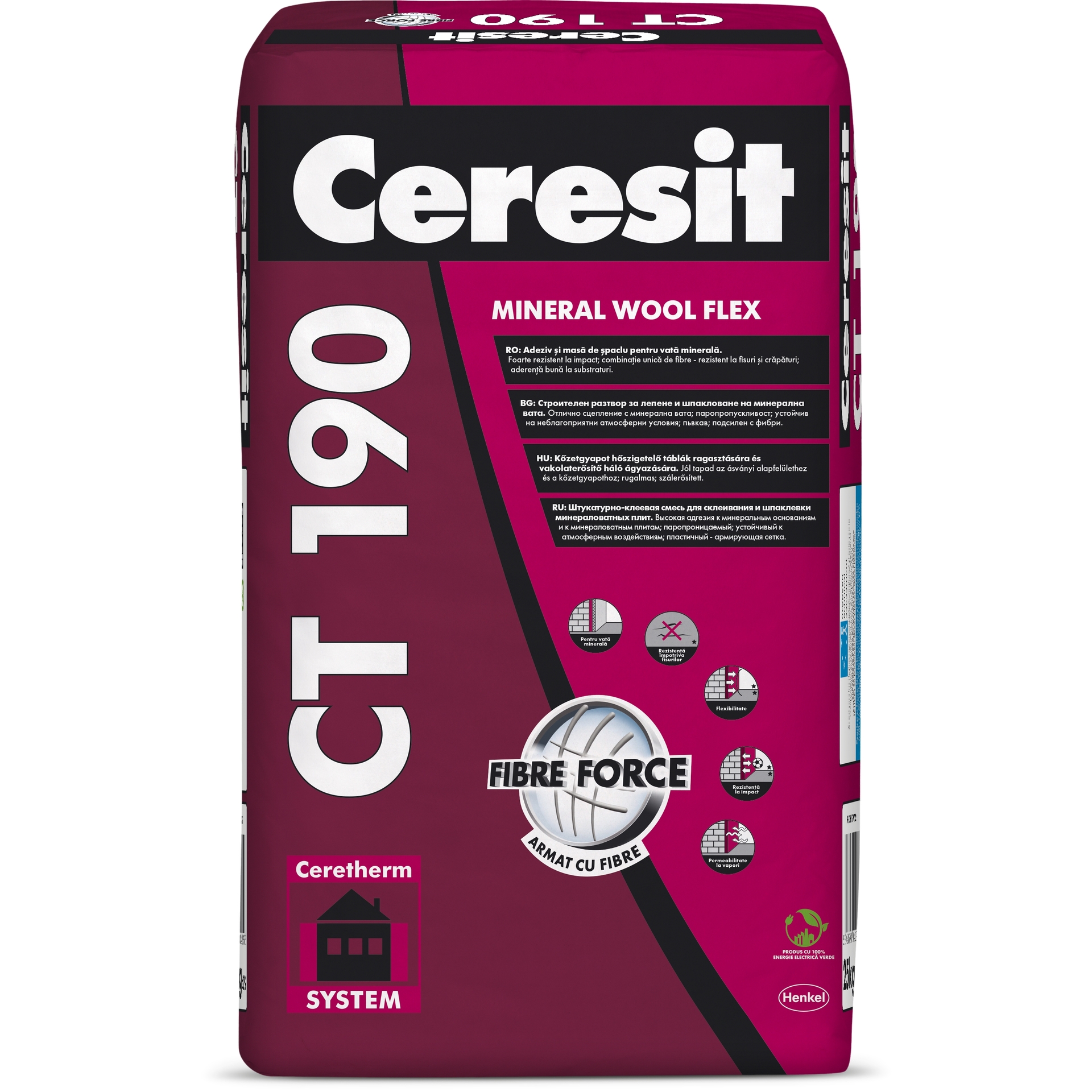 Ceresit CT 190 - Mortar adeziv si masa de spaclu