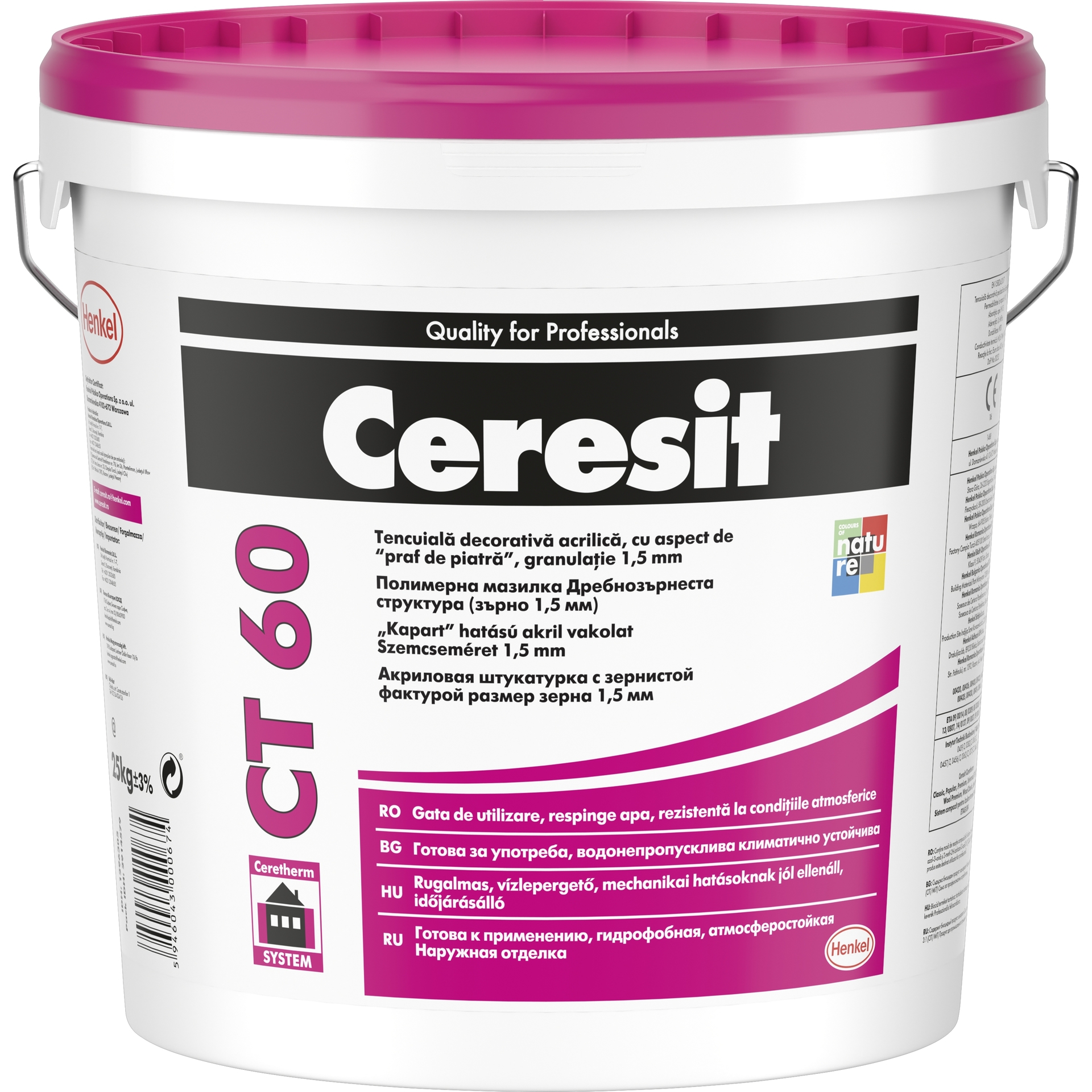 Ceresit CT 60 - Tencuiala decorativa acrilica