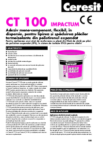Ceresit CT 100 Impactum - Adeziv mono-component - fisa tehnica