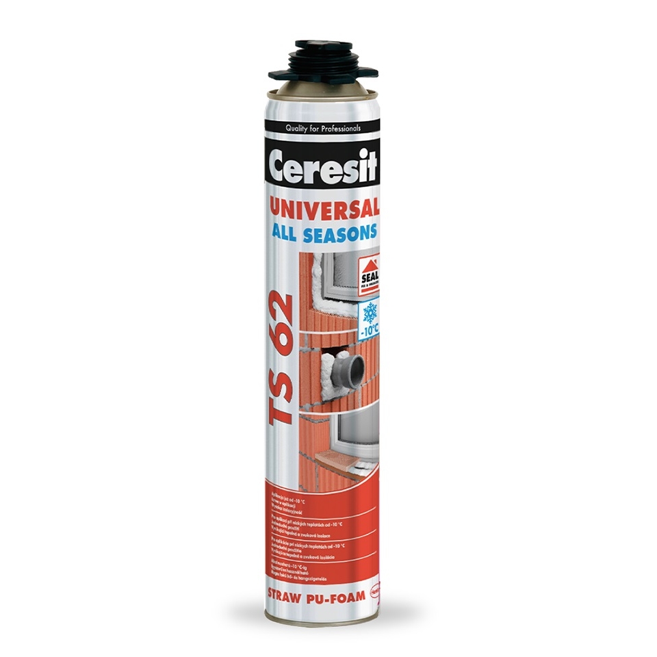 Ceresit TS 62 Universal - Spuma poliuretanica de pistol, pentru vara
