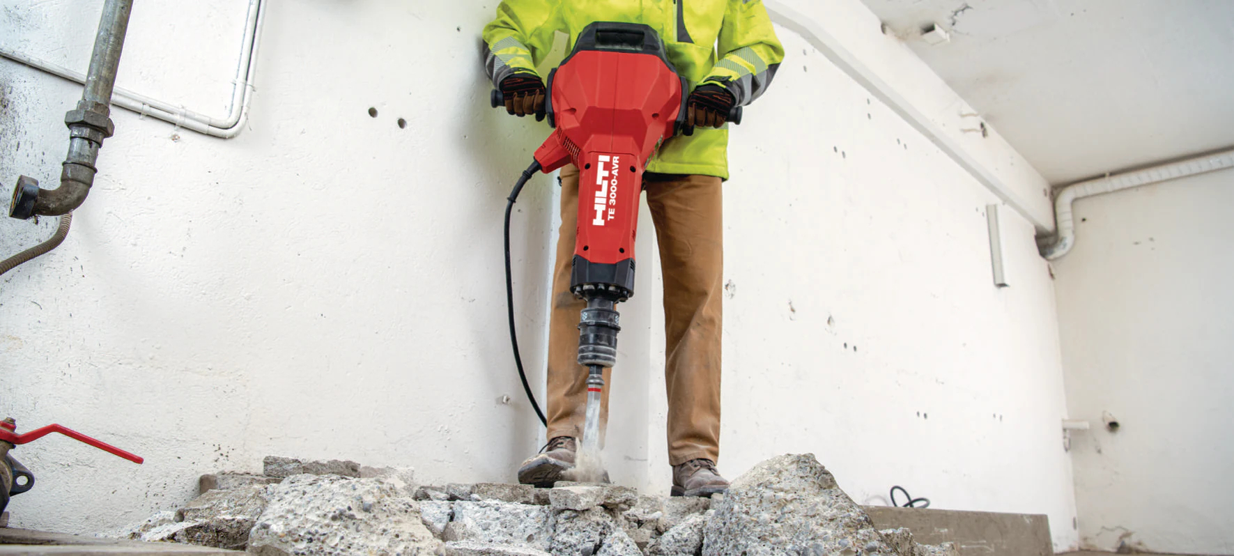 Ciocan pneumatic electric Hilti TE 3000-AVR pentru sarcini mari
