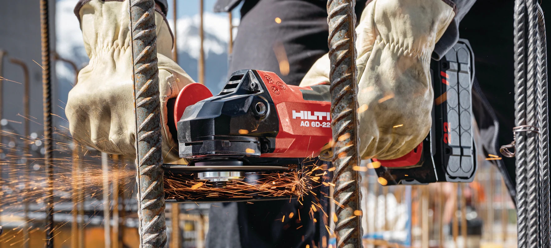 Polizor unghiular pe acumulator Hilti AG 6D-22 (125 MM)