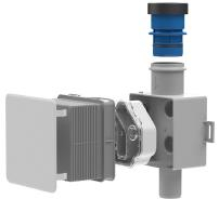 Sifon ingropat in perete pentru condens prevazut cu adaptor igienic HL138NH