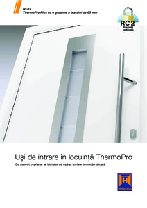 Usi de intrare Hörmann ThermoPro si ThermoPro Plus - prezentare detaliata