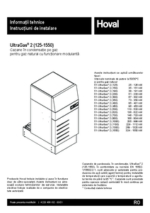 Cazan in condensatie Hoval UltraGas® 2 (125-1550)  - fisa tehnica