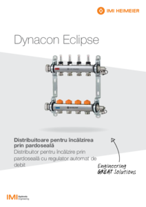 Distribuitoare pentru incalzirea prin pardoseala Dynacon Eclipse - fisa tehnica