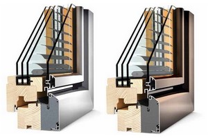 Fereastra din lemn/aluminiu cu canate cuplate HV 340