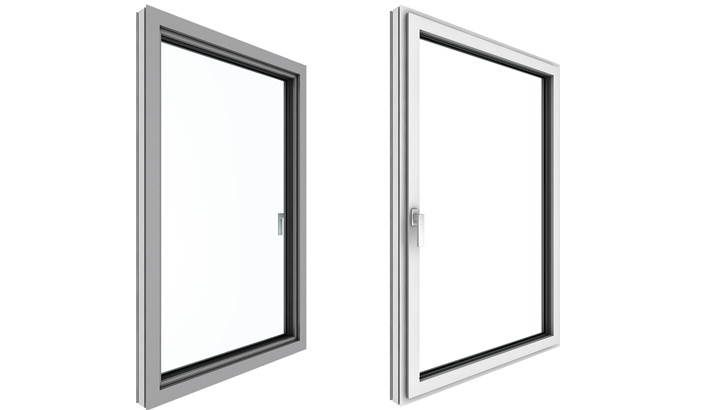 Fereastra din plastic si plastic/aluminiu KF 510
