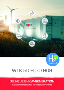 Centrala de cogenerare pe hidrogen Wolf WTK 50 H2GO - HO8 - prezentare generala