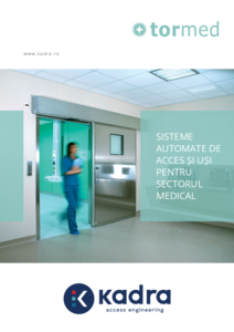 Sisteme automate de acces si usi pentru sectorul medical Tormed - prezentare generala