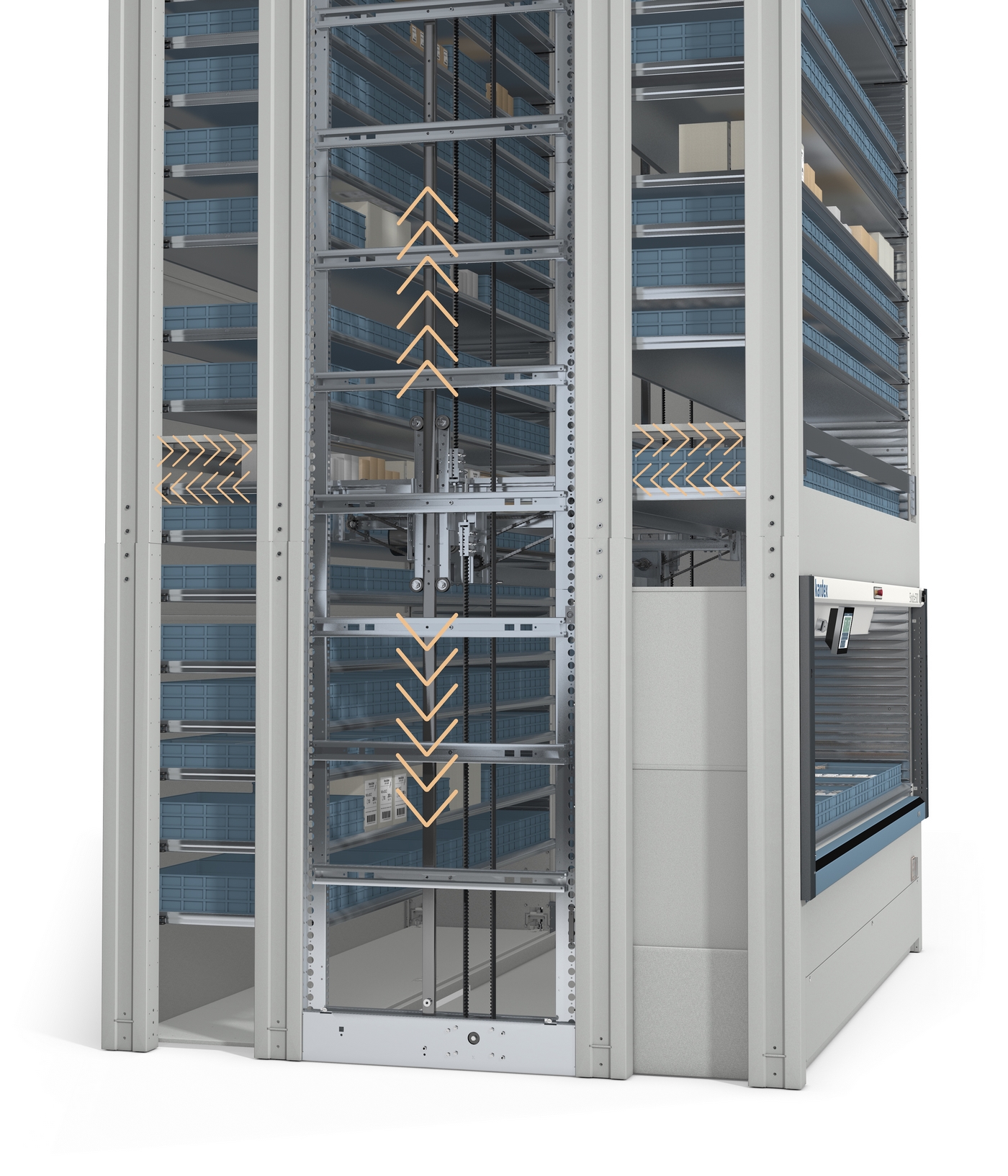 Liftul vertical Kardex Shuttle