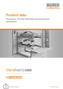 Sistem de parcare semi-automat premium TrendVario 6300 - fisa tehnica