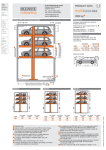 Sistem hidraulic de parcare Klaus MultiBase G63 - prezentare detaliata